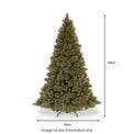 Glittery Bristle Pine 6ft Tree