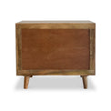 Enzo Geometric Mango Wood 2 Door Sideboard