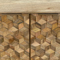 Enzo Geometric Mango Wood 2 Door Sideboard