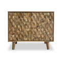 Enzo Geometric Mango Wood 2 Door Sideboard