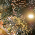 Glittery Warm White LED Gold 24
