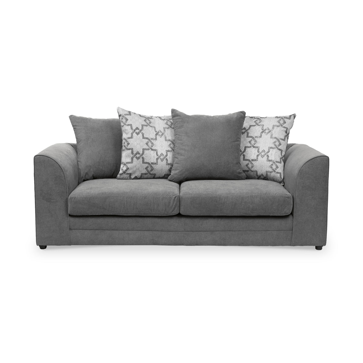 Fernley-3-seater-sofa-charcoal-cushions-pewter from Roseland Furniture