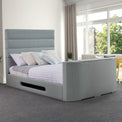 Dunchurch Faux Linen TV Bed in Duck Egg by Roseland Furniture