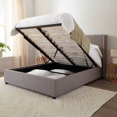 Brent Ottoman Storage Bed Frame