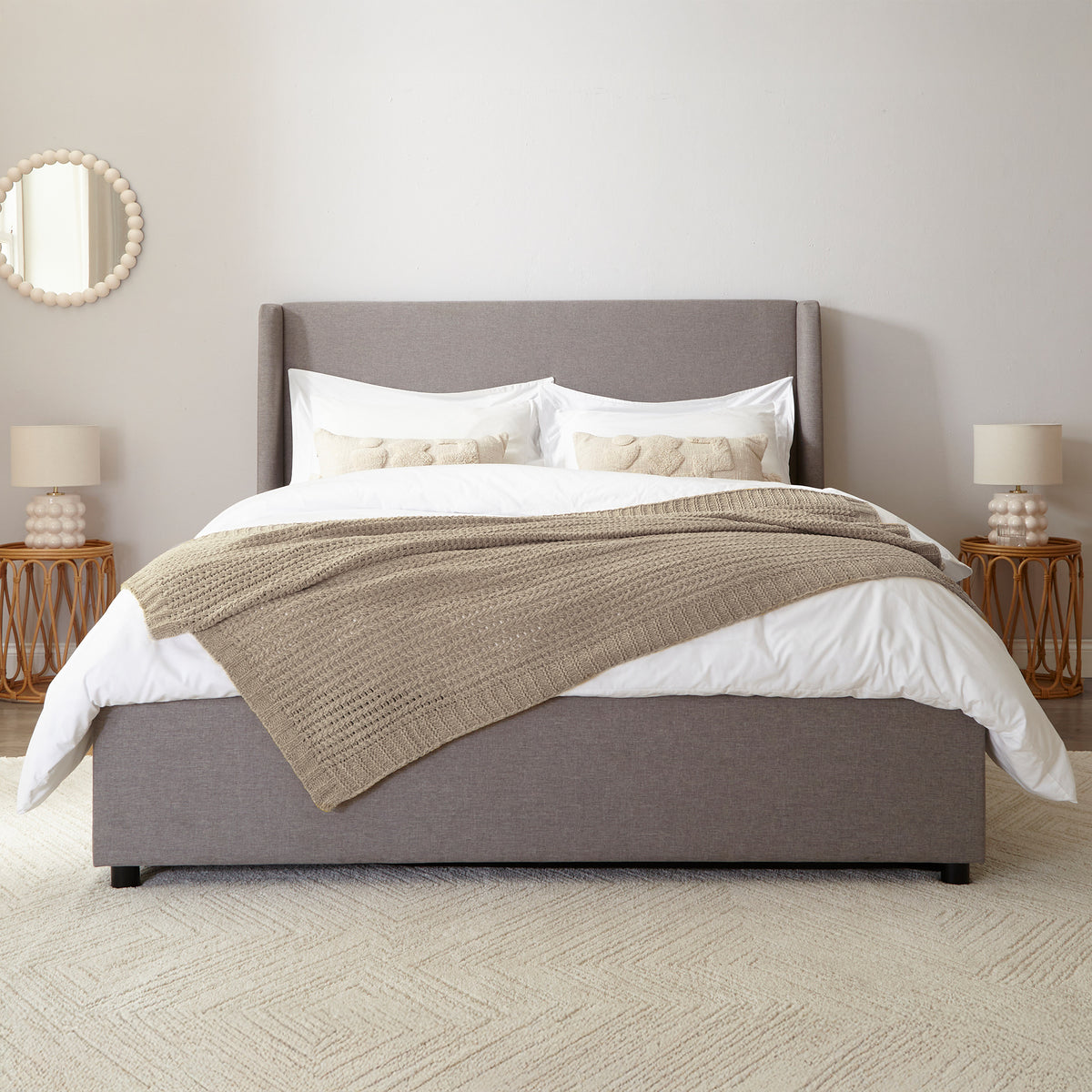Brent Ottoman Storage Bed Frame from Roseland Furniture