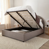Hounslow Half Circle Ottoman Storage Bed Frame from Roseland Furniture