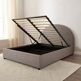 Hounslow Half Circle Ottoman Storage Bed Frame from Roseland Furniture