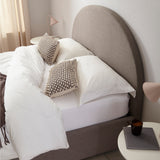 Hounslow Half Circle Ottoman Storage Bed Frame from Roseland Furniture