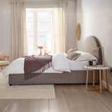 Hounslow Half Circle Ottoman Storage Bed Frame from Roseland Furniture
