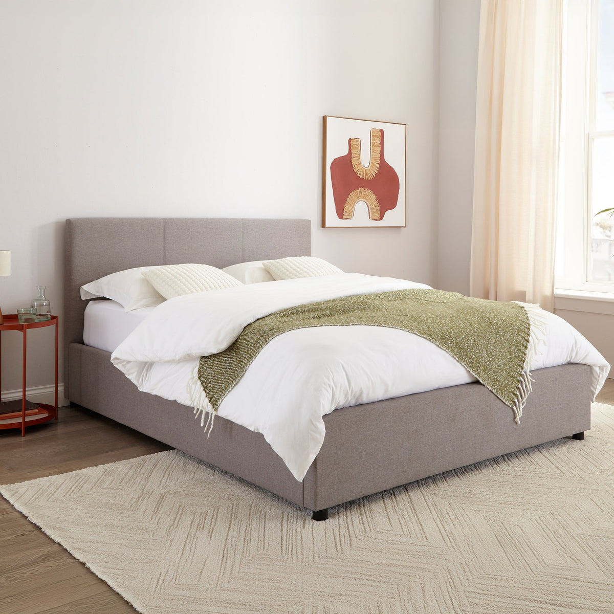 Waltham Ottoman Storage Bed Frame Close3 from Roseland Furniture