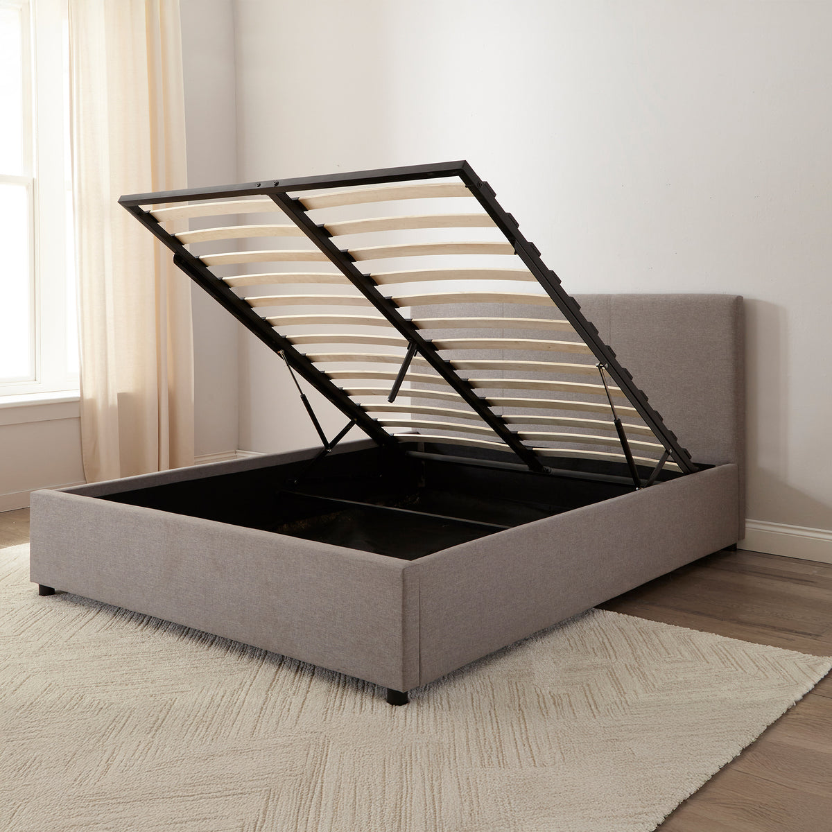 Waltham Ottoman Storage Bed Frame Close3 from Roseland Furniture
