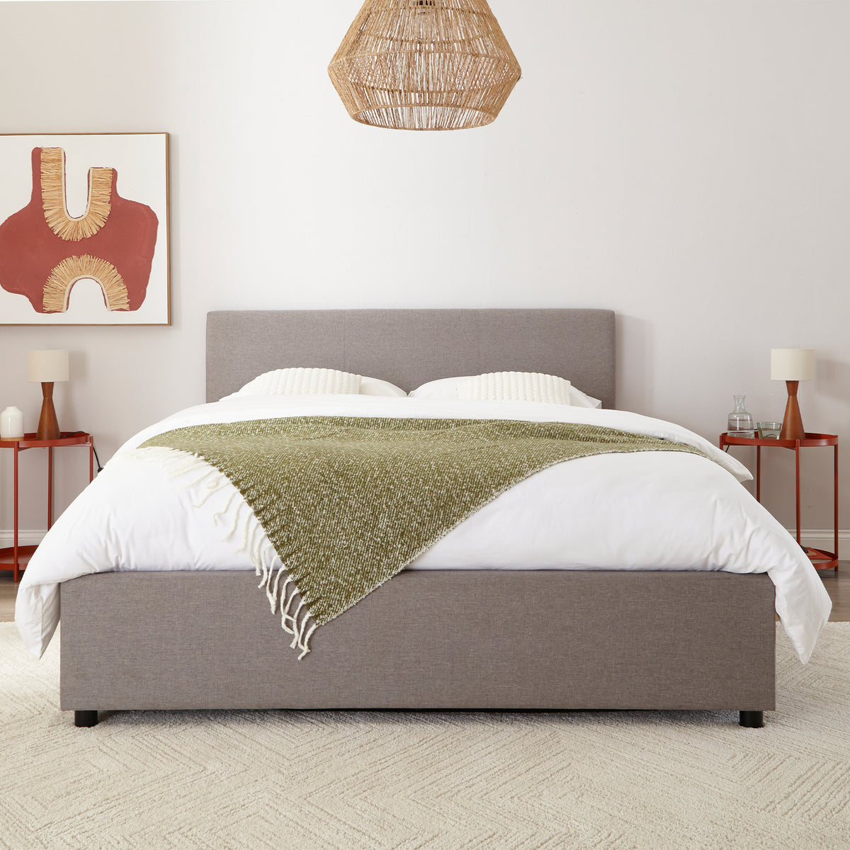 Waltham Ottoman Storage Bed Frame Close3 from Roseland Furniture