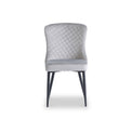 Lloyd Silver Velvet Dining Chair From Roseland Furniture