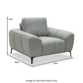 Ruelle Textured Fabric Armchair from Roseland Furniture
