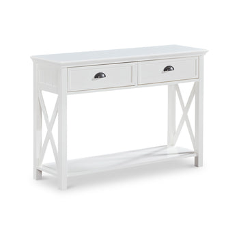 Leighton White 2 Drawer Console Table