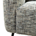 Delphine Multitonal Fabric Armchair from Roseland Furniture
