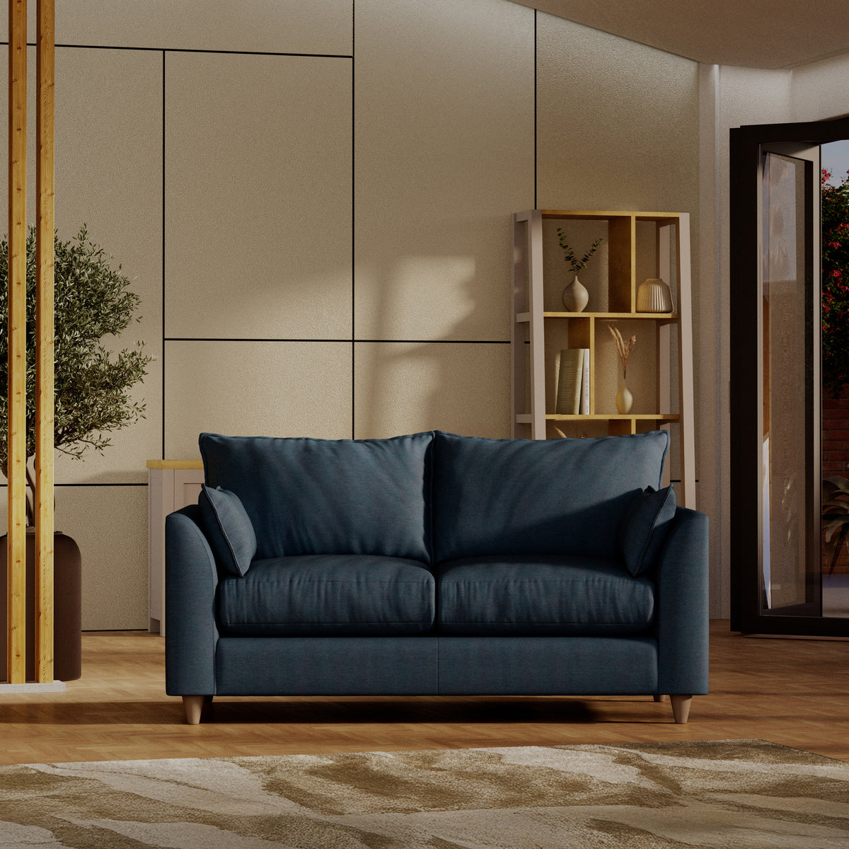 Munro 2 Seater Sofa Marine from Roseland Furniture