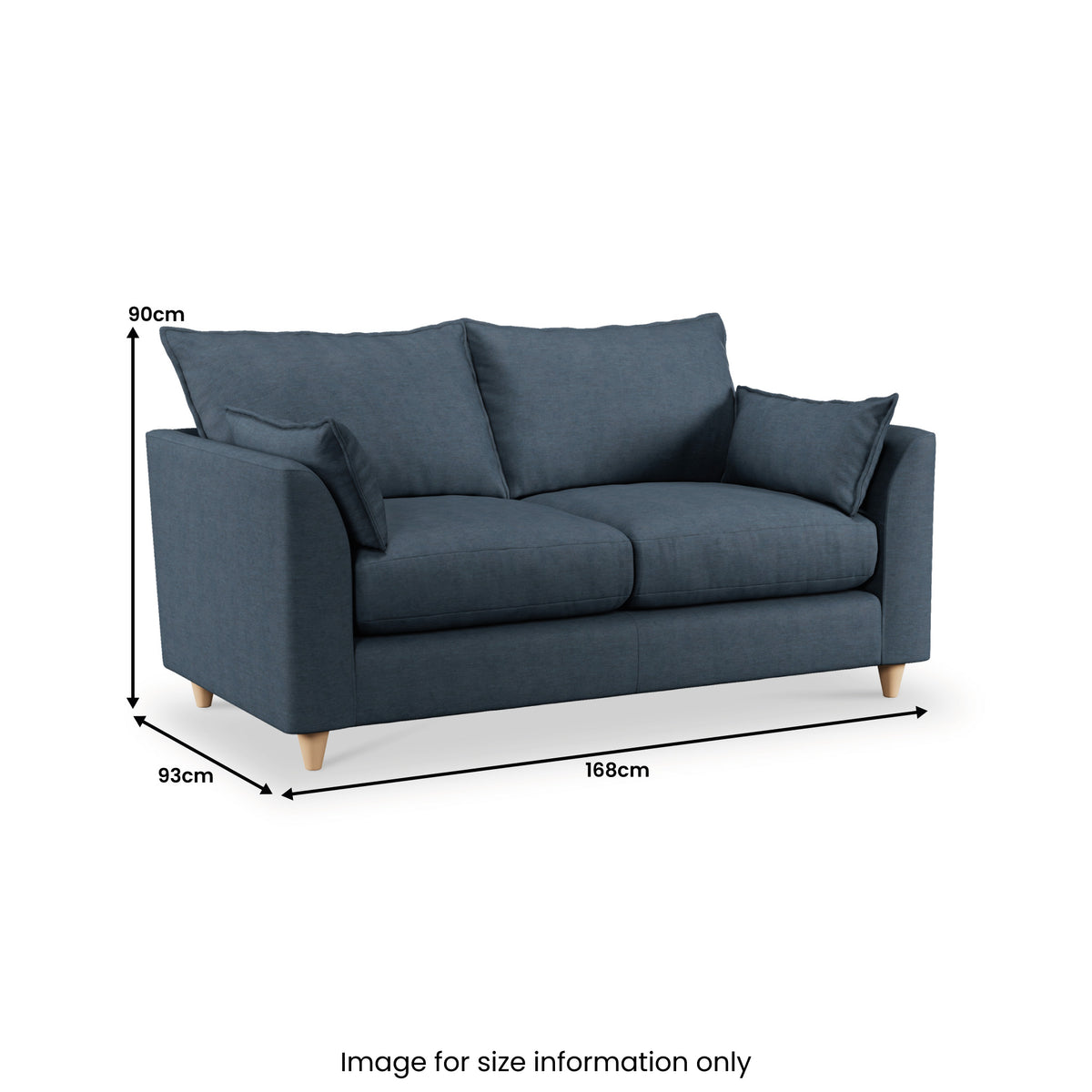 Munro 2 Seater Sofa Marine from Roseland Furniture