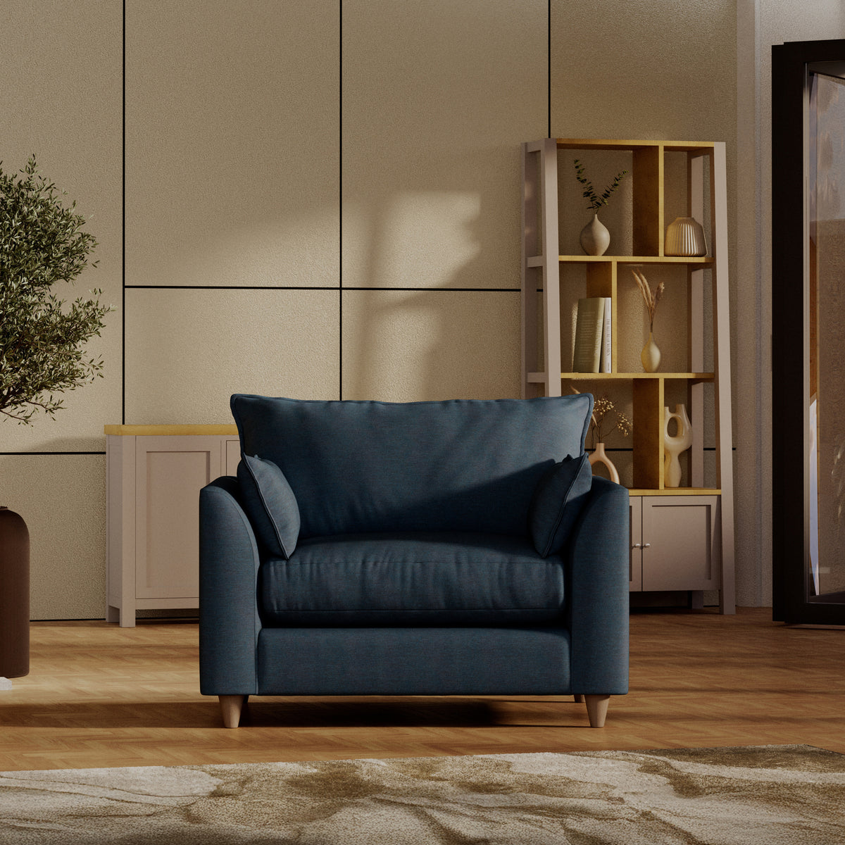Munro Snuggler Armchair Marine from Roseland Furniture