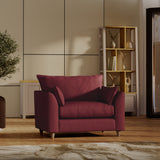 Munro Snuggler Armchair Merlot from Roseland Furniture