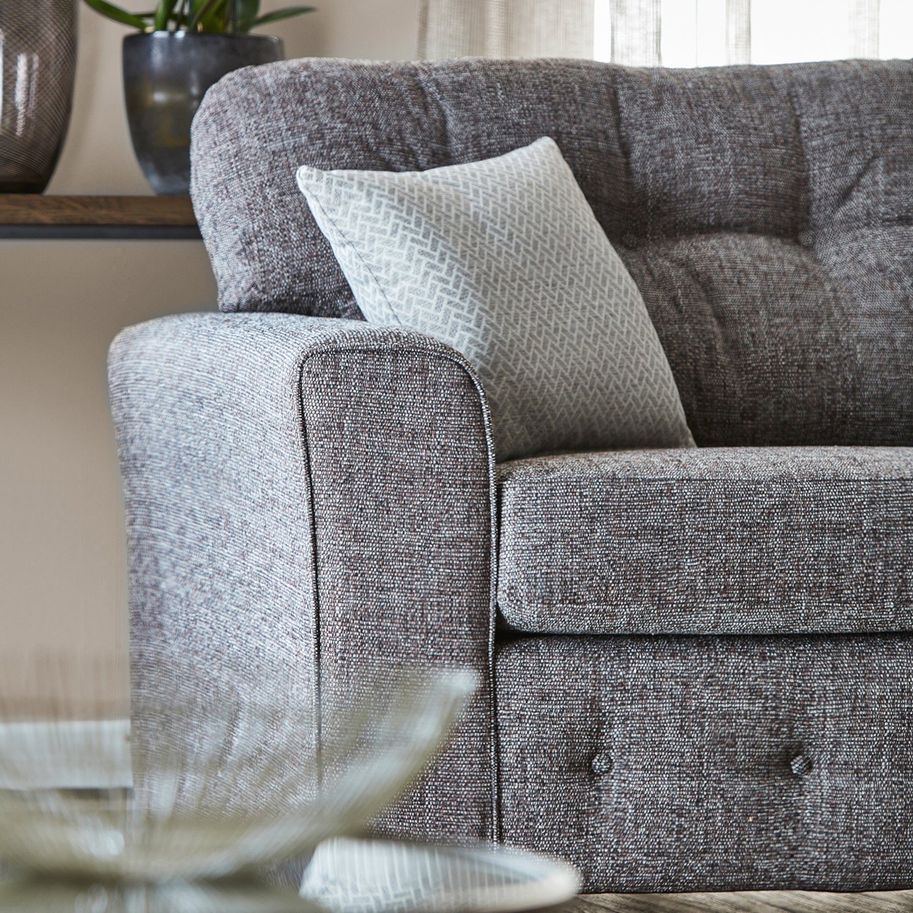 Cheswick-2-seater-sofa-grey from Roseland Furniture