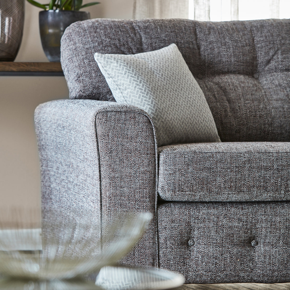 Cheswick-fabric-3-seater-sofa-grey from Roseland Furniture
