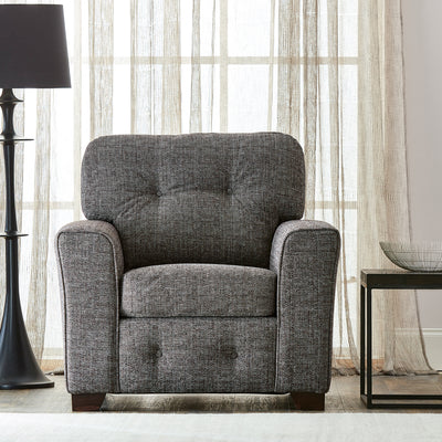 Cheswick Textured Weave Fabric Armchair