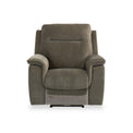 Weston Moss Green Fabric Electric Reclining Armchair from Roseland Furniture