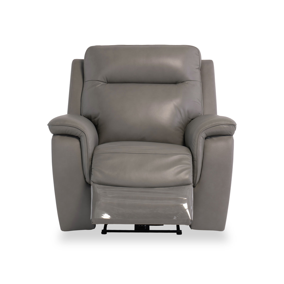 Walter Grey Leather Electric Reclining Armchair from Roseland Furniture