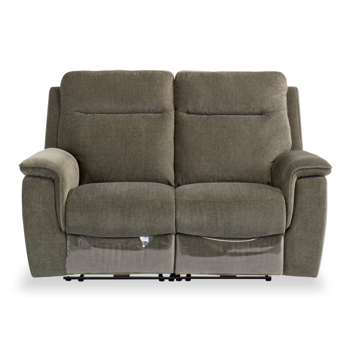 Weston Moss Green Fabric Electric Reclining 2 Seater Sofa