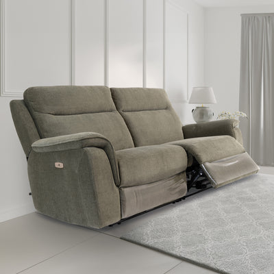 Weston Fabric Power Reclining 3 Seater Sofa