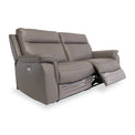Walter Grey Leather Electric Reclining 3 Seater Sofa