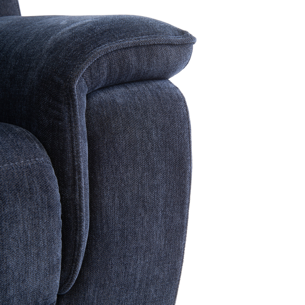 Weston Blue Fabric Electric Reclining 2 Seater Sofa