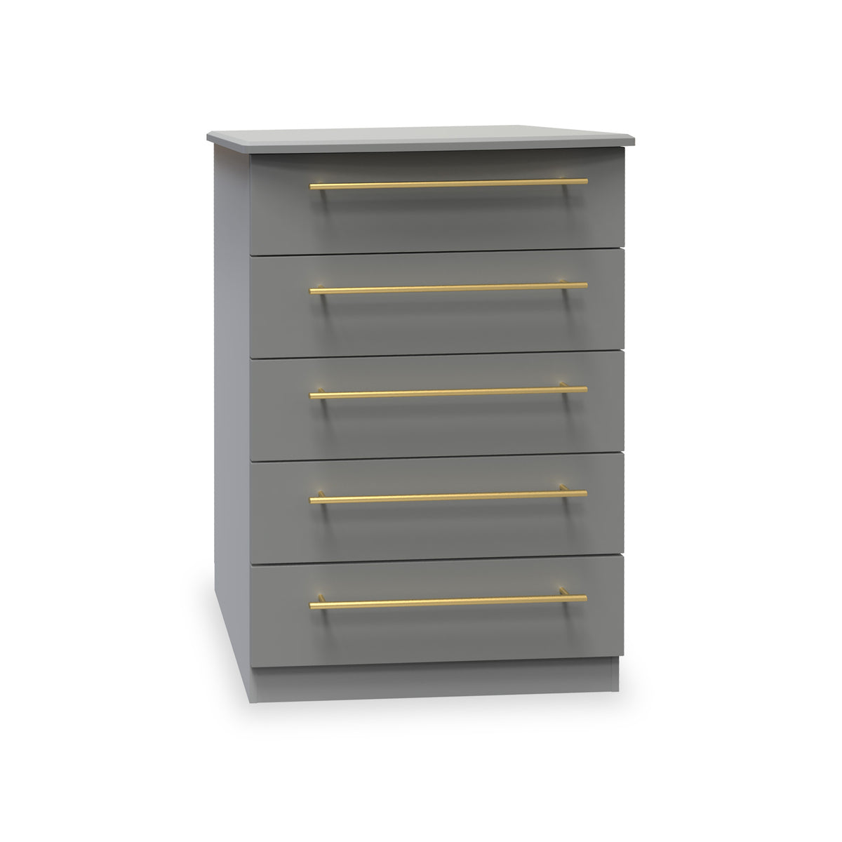 Bramham Grey 5 Drawer Chest from Roseland Furniture