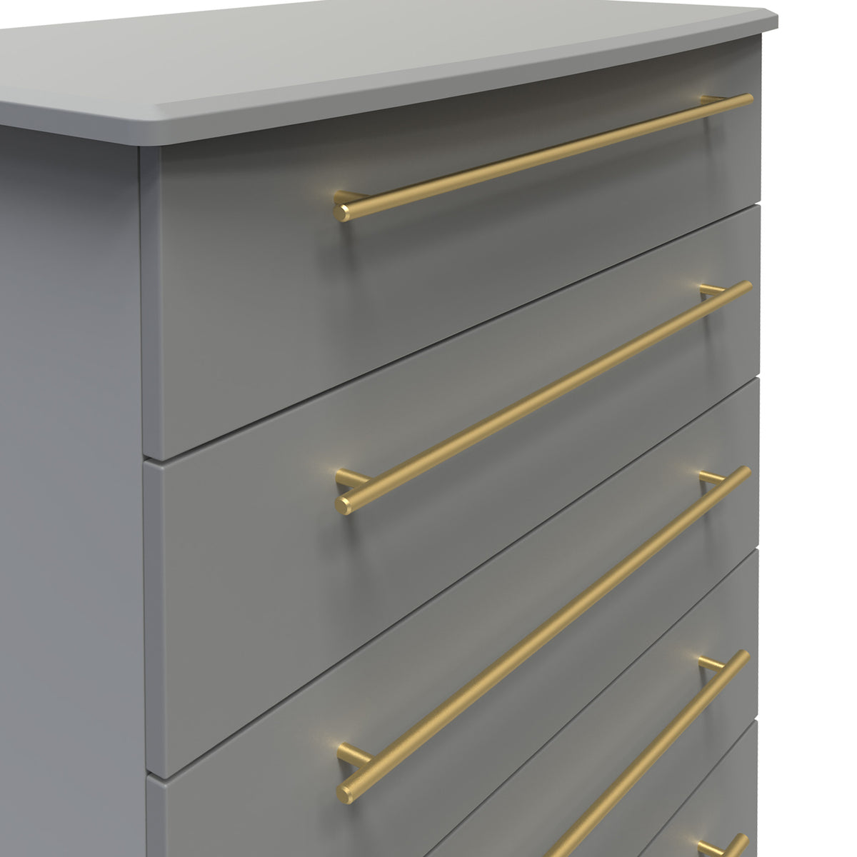Bramham Grey 5 Drawer Chest