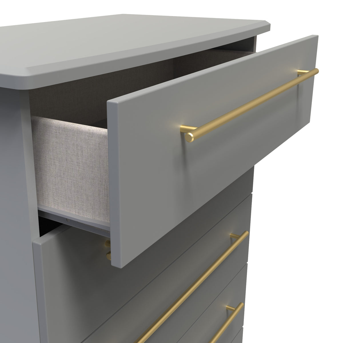 Bramham Grey 5 Drawer Chest