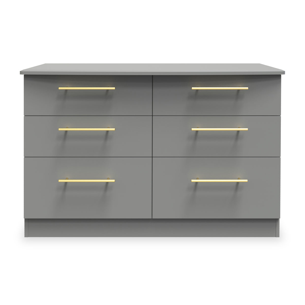 Bramham Grey 6 Drawer Wide Chest from Roseland