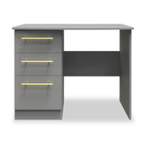 Bramham Grey 3 Drawer Dressing Table from Roseland