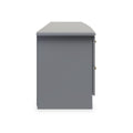 Bramham Grey 4 Drawer Low Storage Unit