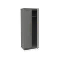 Bramham Grey 2 Door Wardrobe