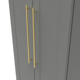 Bramham Grey 2 Door Wardrobe
