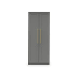 Bramham Grey 2 Door Wardrobe