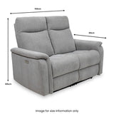 Zander Power Recliner 2 Seater Dims from Roseland Furniture