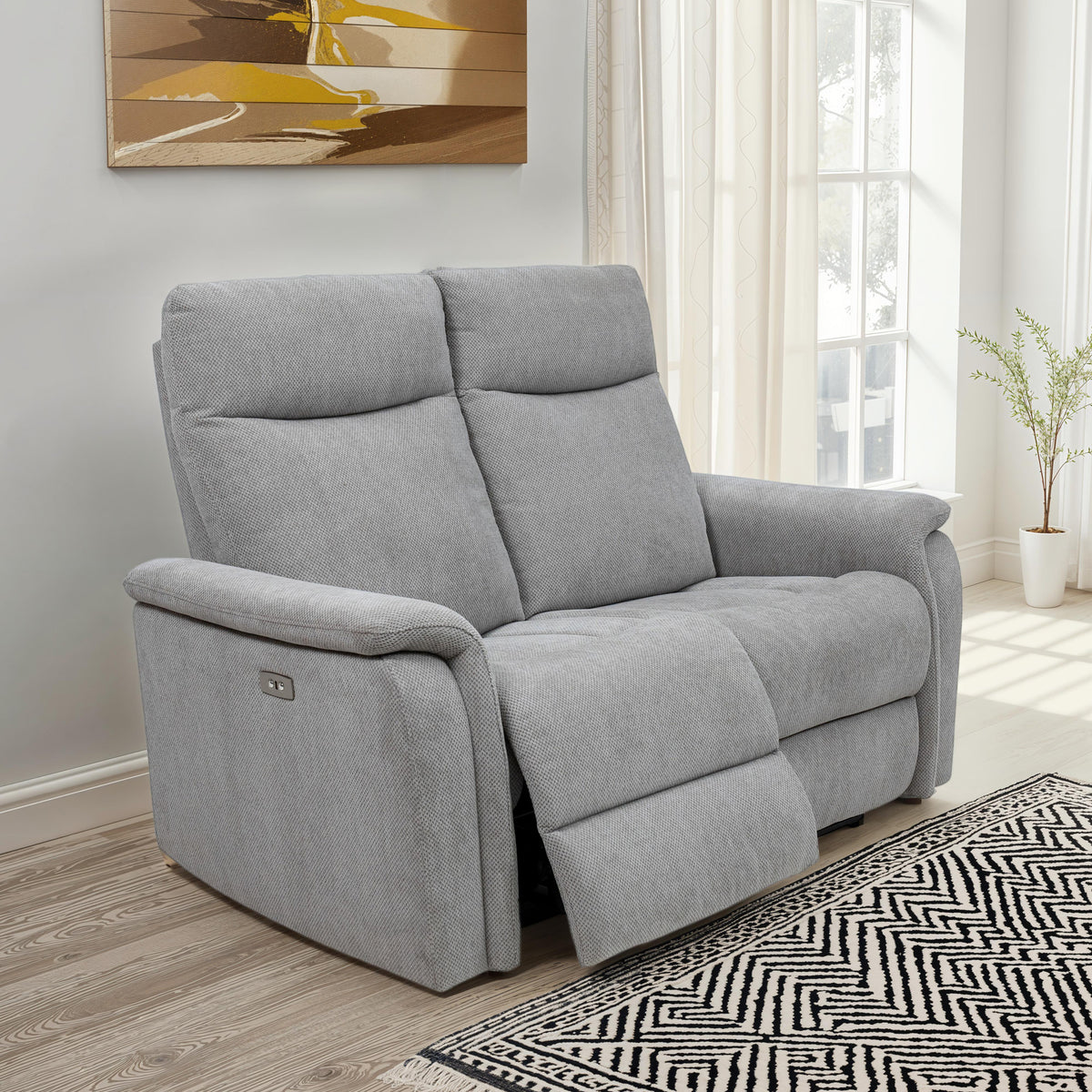 Zander Power Recliner 2 Seater Dims from Roseland Furniture