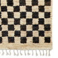 Franklin Natural Hemp Black/Ivory Chequered Rug