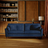 Charice Navy 3 Seater Sofa from Roseland Furniture