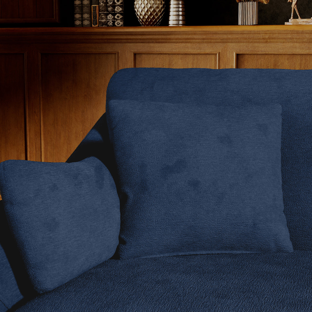 Charice Navy 3 Seater Sofa from Roseland Furniture