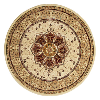 Holden Oriental Stain Resistant Circular Rug