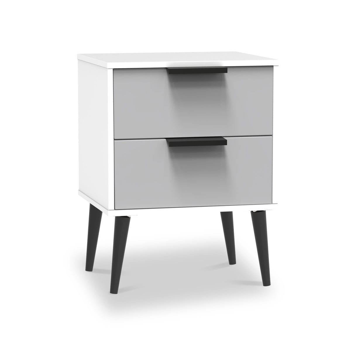 Asher 2 Drawer Bedside from Roseland Furniture