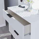Asher White and Grey 3 Drawer Storage Chest from Roseland Furniture